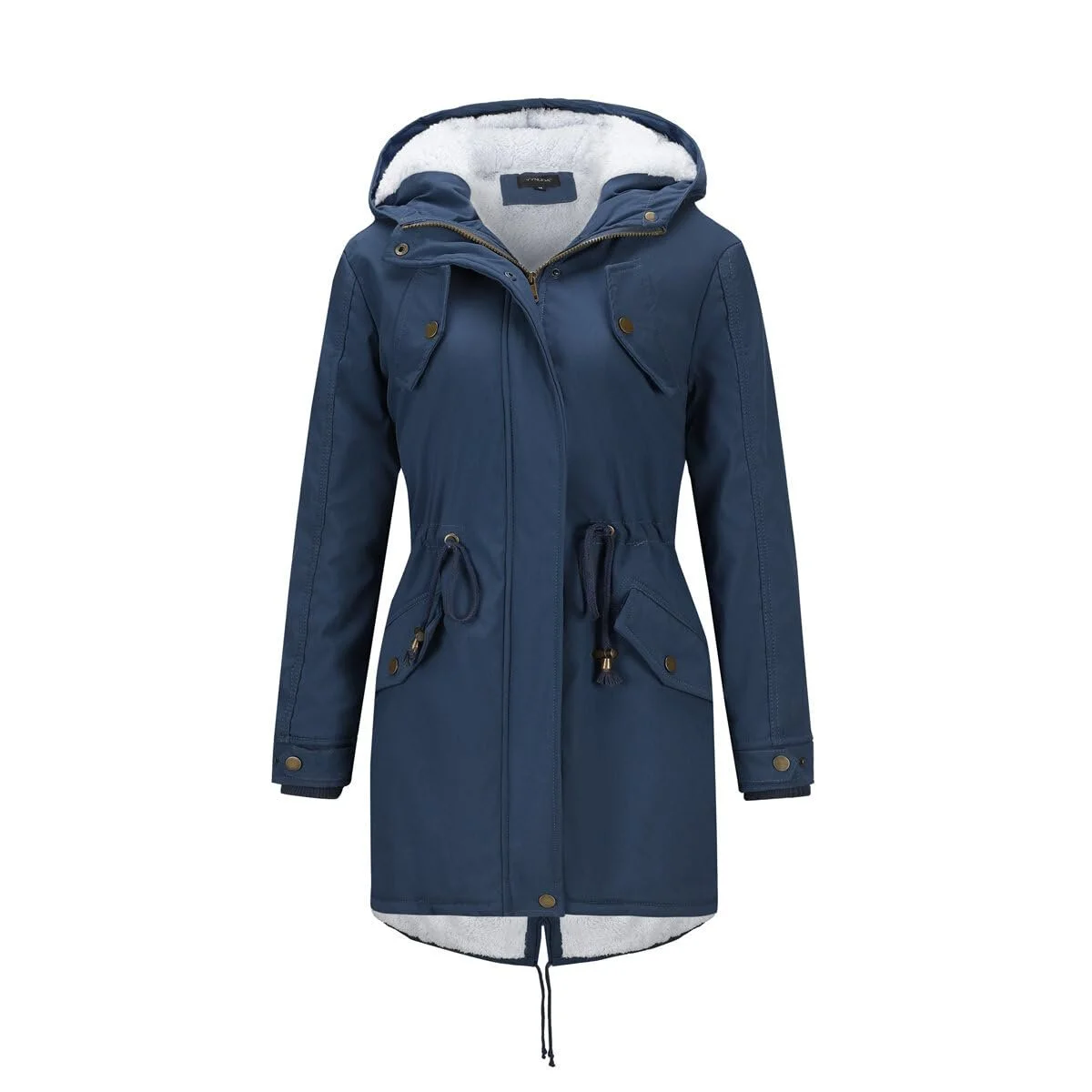 Утепленная зимняя парка, Средняя длина, фото №1