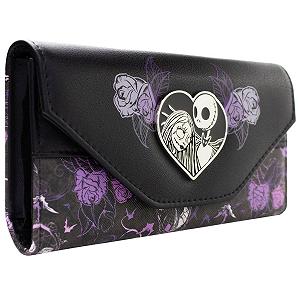Гаманець Jack & Sally Christmas Floral Чорний - Фото 1