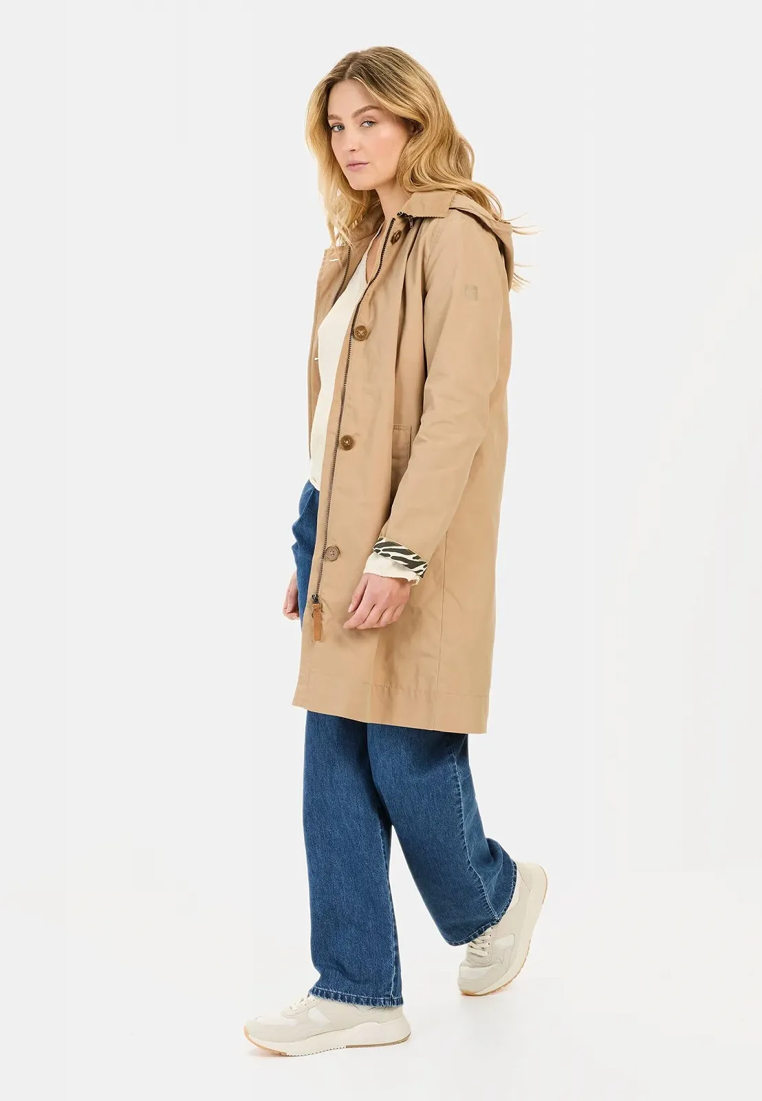 Тренч camel active Жіночий Вощений Бавовняний, фото №4 Тренч camel active Жіночий Вощений Бавовняний, фото №4
