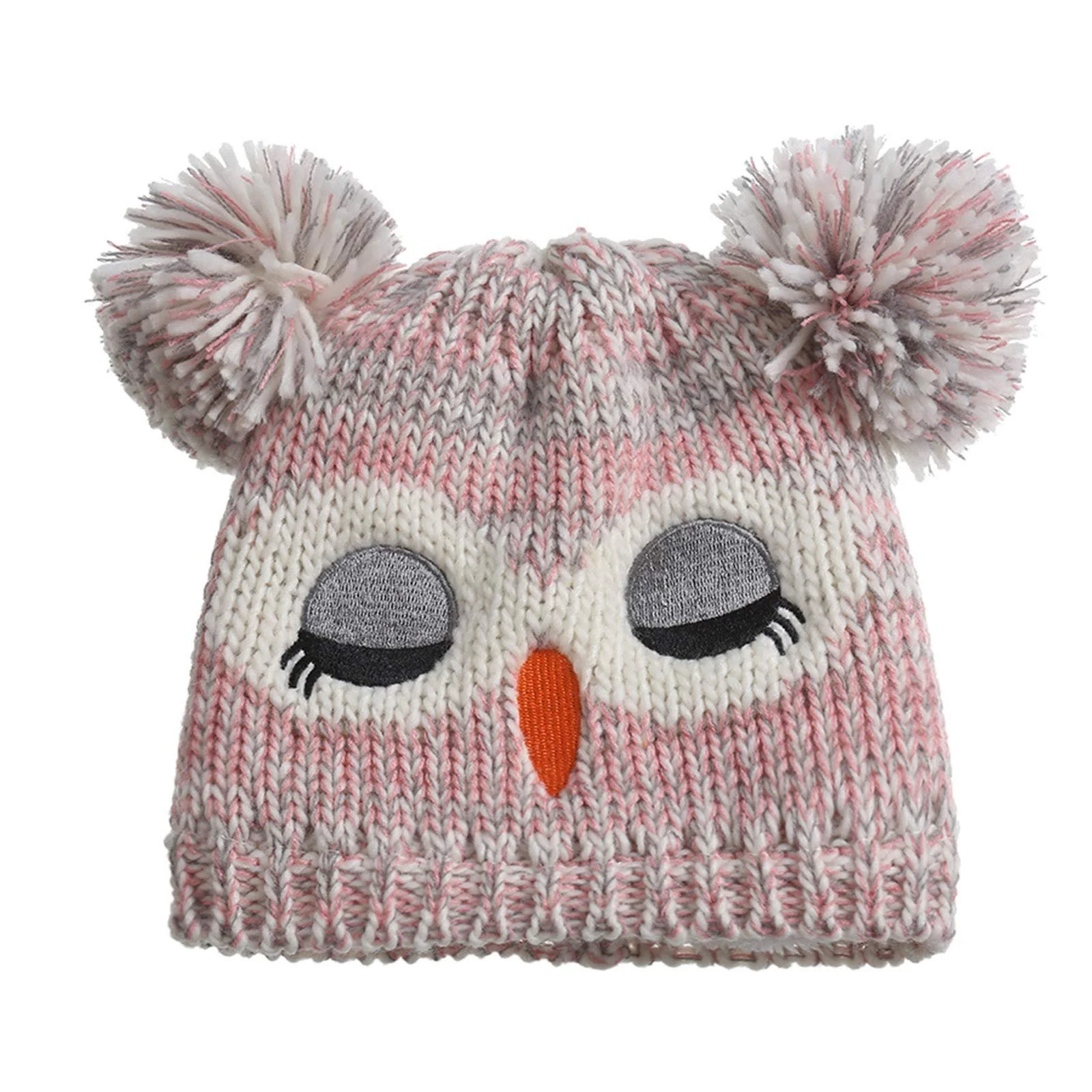 Шапка Вязаная Зимняя Шерстяная Детская Теплая, фото №1 Шапка Вязаная Зимняя Шерстяная Детская Теплая, фото №1