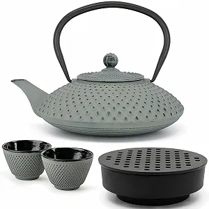 Чайник-заварник Bredemeijer Зелений 1,25 літра Чавунний - Фото 1