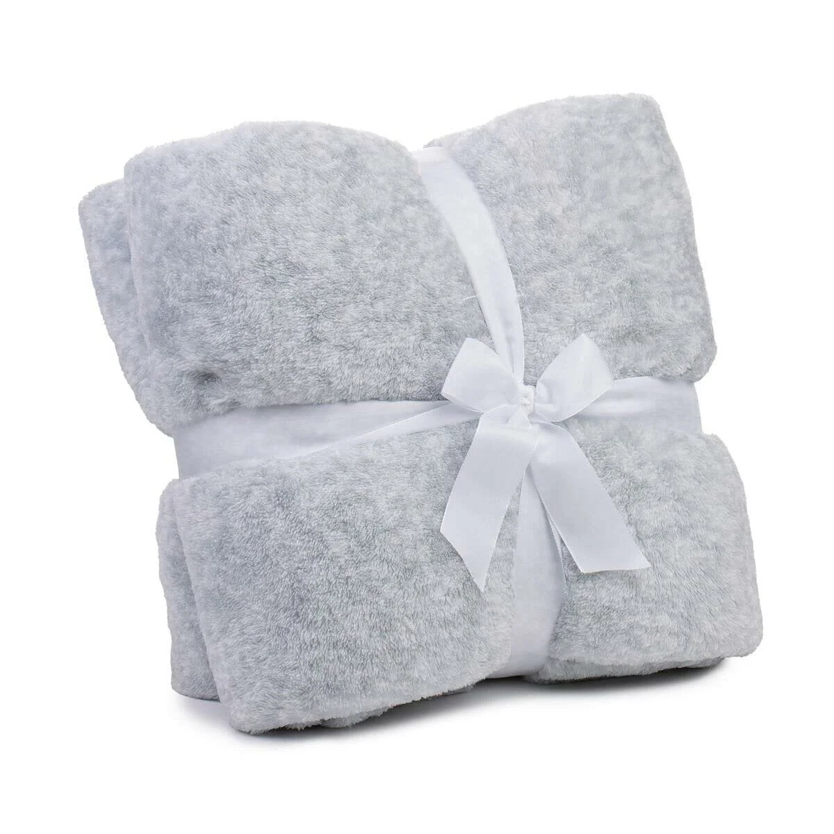 Плед Gözze Marbled 150 x 200 см Срібний, фото №1