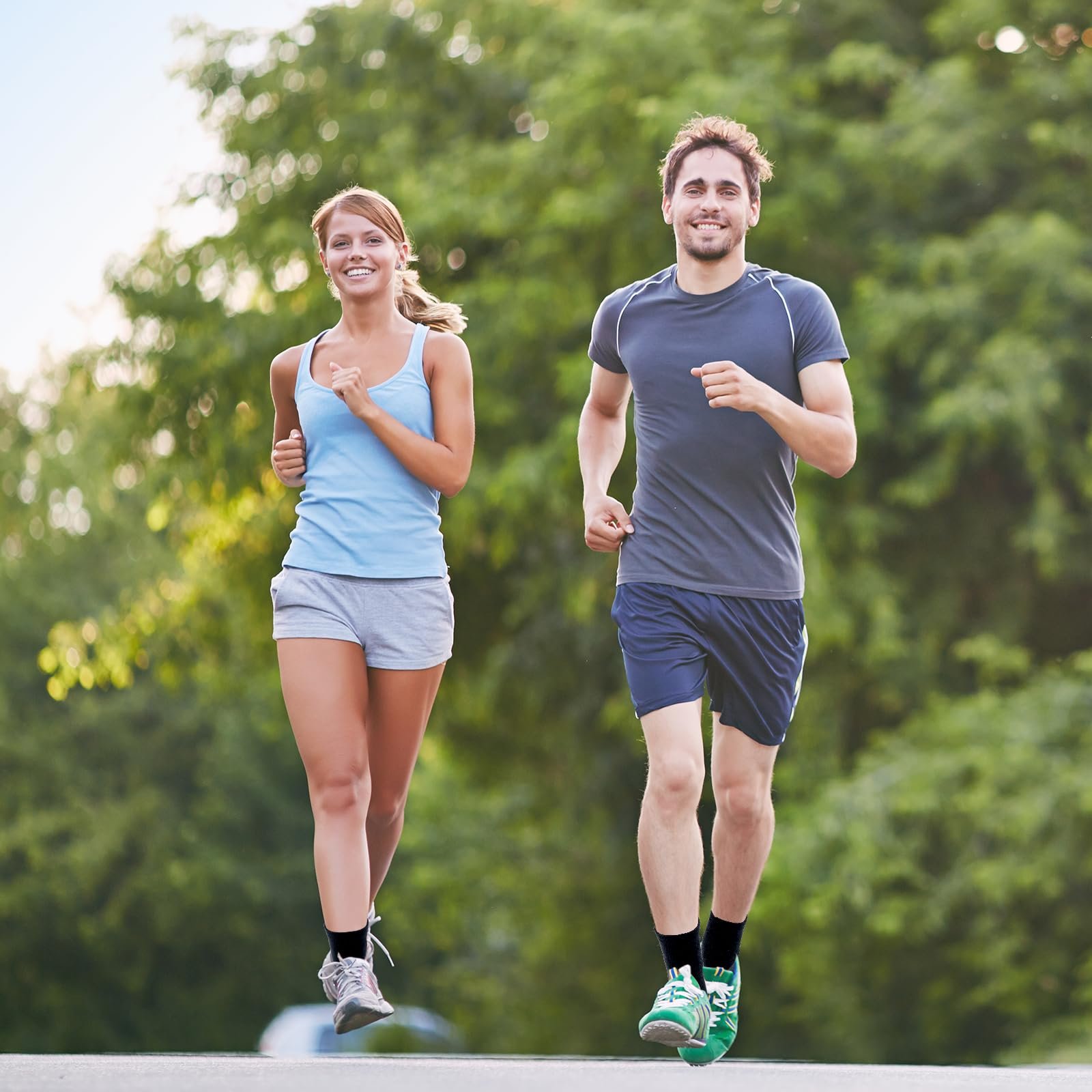 Носки Женские Хлопковые 12 пар Белый и Черный, фото №5