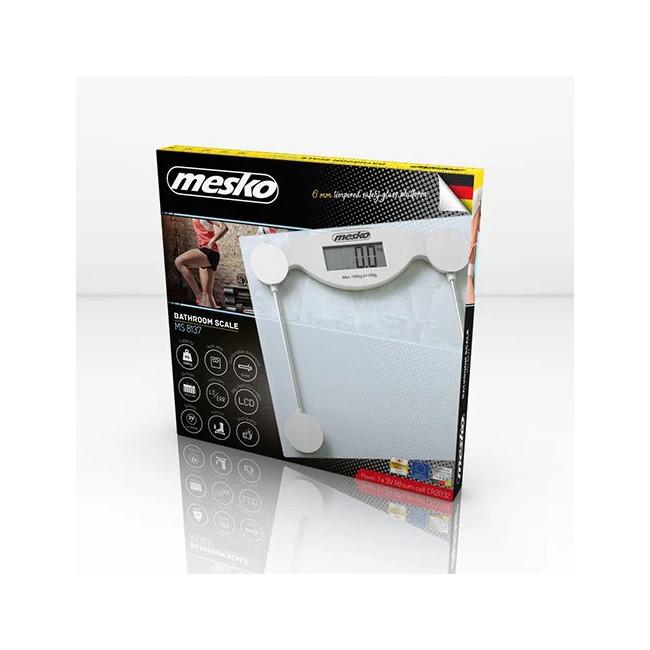 Весы электронные напольные Mesko MS 8137 стекло до 150 кг, фото №5