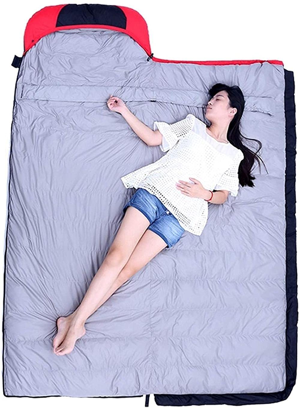 Спальний мішок MYVVKIA Down Sleeping Bag Thick Warm Insulated для дому та туризму, фото №3