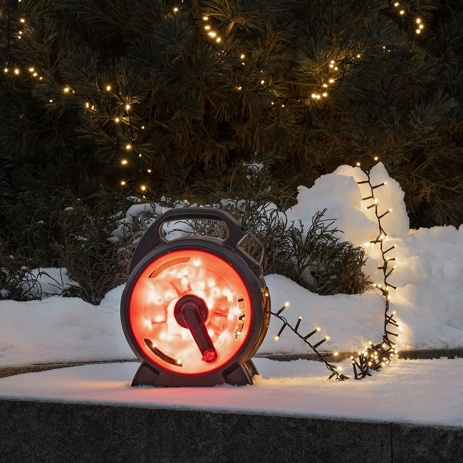 Гирлянда Konstsmide Micro LED Compactlights Черный/Красный 400 теплых белых диодов, фото №6