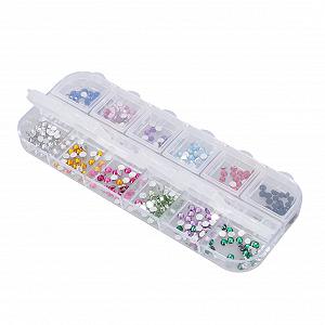 Стрази для нігтів Змішані високоякісні скляні матеріали - Фото 1