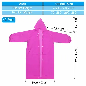 Дощовик PATIKIL EVA Рожевий, 2 шт. synthetic.ua - Фото 1