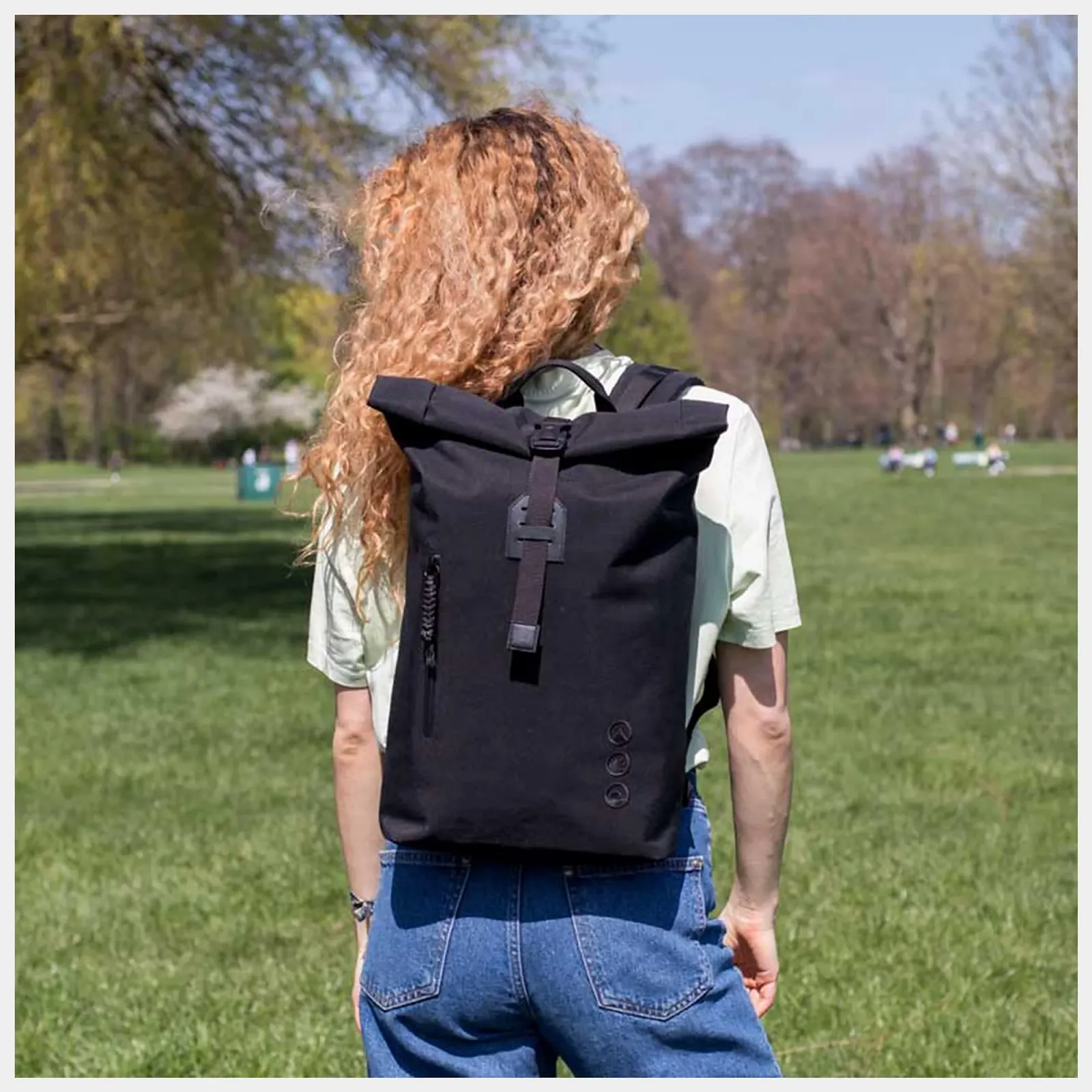 Рюкзак SONS OF ALOHA Alani Roll-Top Slim & Small Daypack 14 дюймів Black, фото №3 Рюкзак SONS OF ALOHA Alani Roll-Top Slim & Small Daypack 14 дюймів Black, фото №3