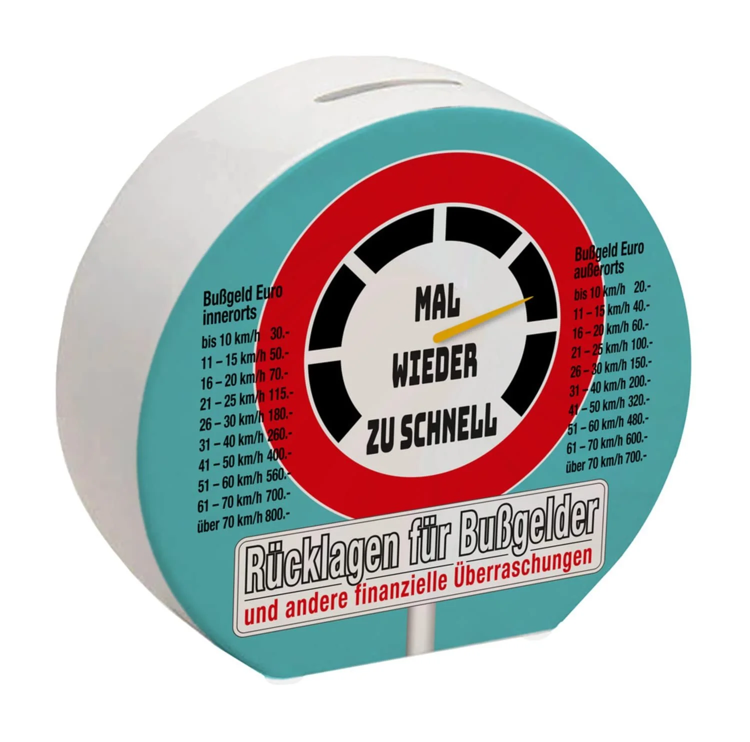 Скарбничка Штраф за швидку їзду Дорожній знак, фото №1