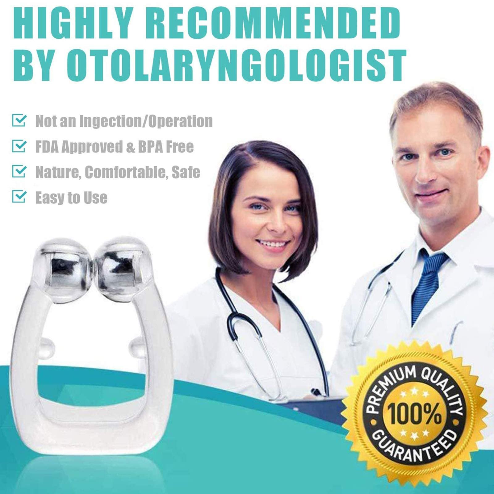 Кліпса проти хропіння BAtlam для чоловіків та жінок, фото №2 Кліпса проти хропіння BAtlam для чоловіків та жінок, фото №2