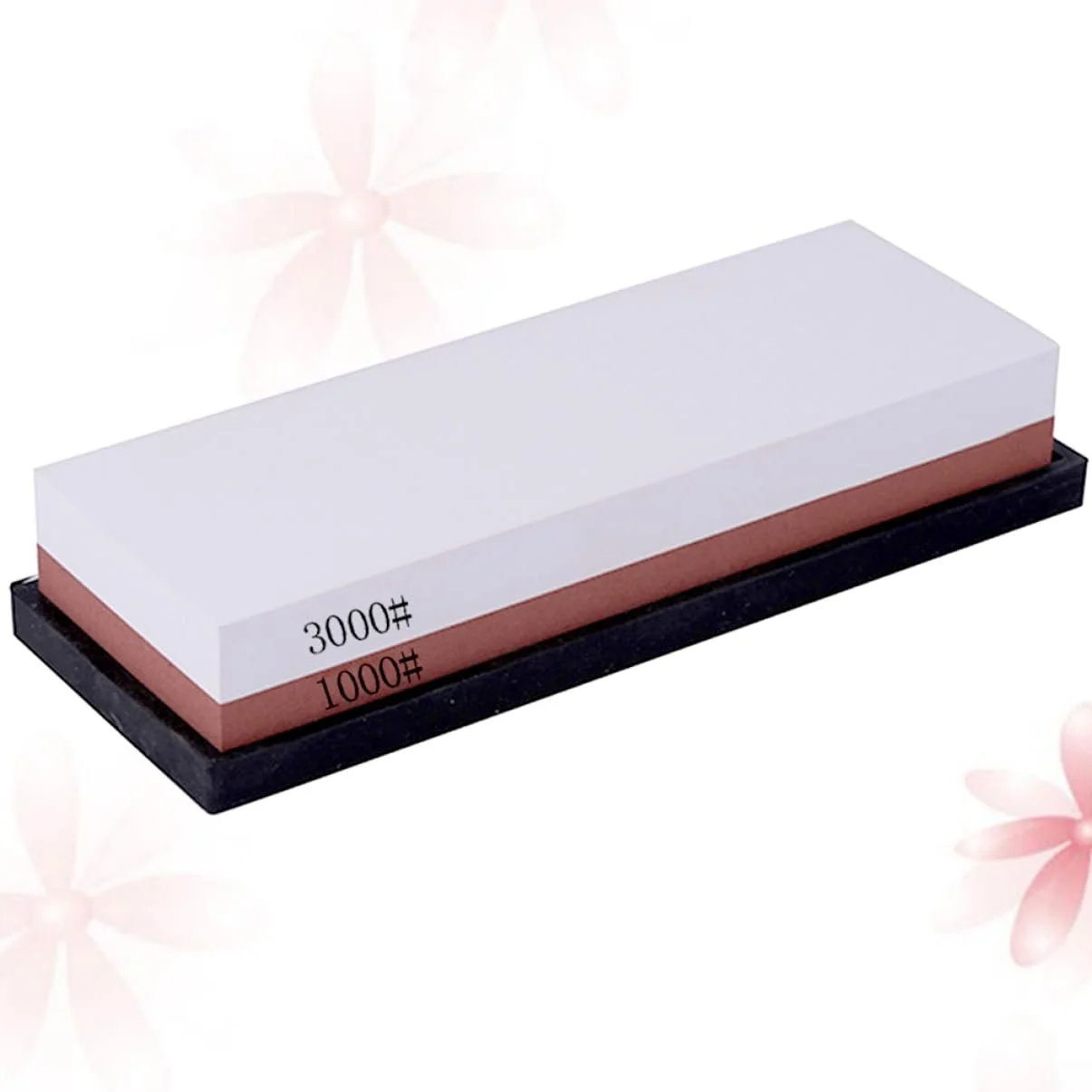 Точильний камінь двосторонній з білого корунду для ножів та ножиць, фото №5