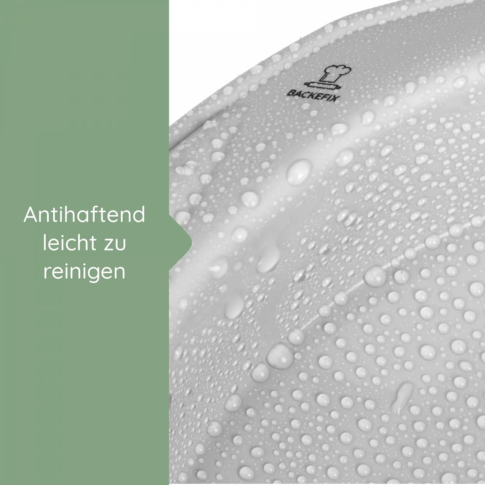 Форма для випікання Backefix силіконова кругла 22 см антипригарна без BPA сіра, фото №3