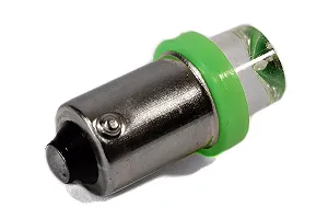 Світлодіодна лампа AllLight T 8.5 1 LED BA9S 12V GREEN synthetic.ua - Фото 1