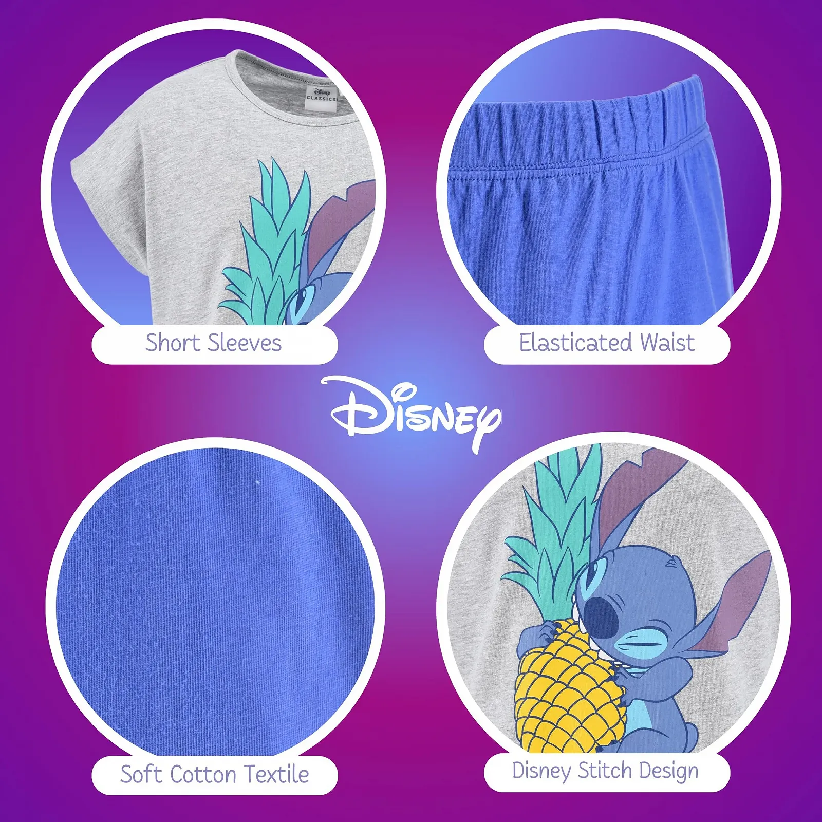 Комплект (футболка та шорти) Disney Stitch Sorry, фото №6 Комплект (футболка та шорти) Disney Stitch Sorry, фото №6