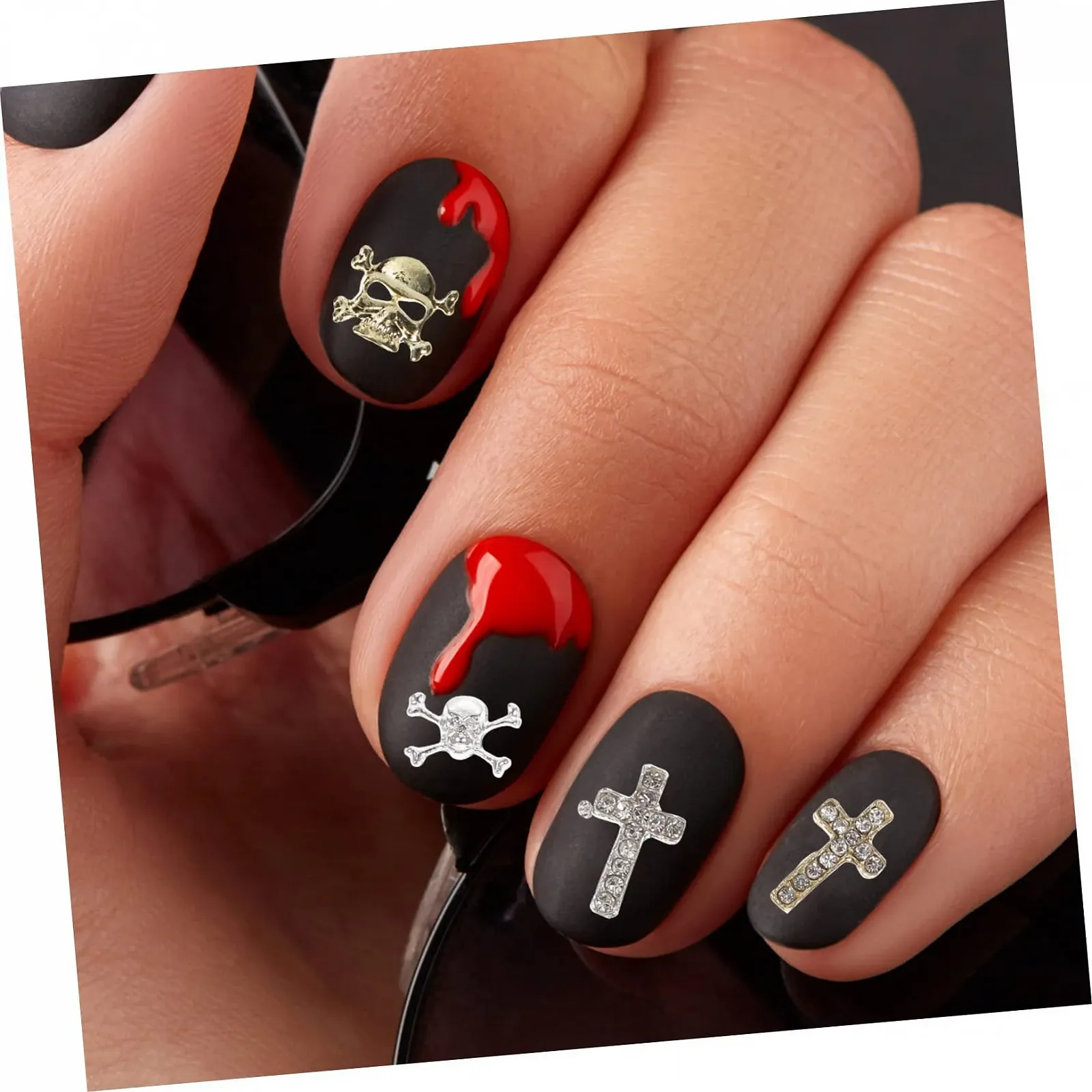 Аксессуары для ногтей ABOOFAN 30 шт. Металл, Хэллоуин, фото №3 Аксессуары для ногтей ABOOFAN 30 шт. Металл, Хэллоуин, фото №3