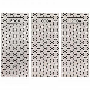 Алмазные точильные пластины SOIMISS 3 шт. двухсторонние износостойкие с нескользящим основанием - Фото 1