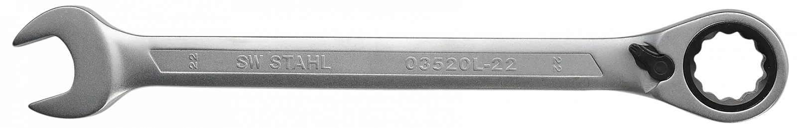 Комбінований тріскачковий ключ SW-STAHL 03520L-22 22 мм реверсивний, фото №1
