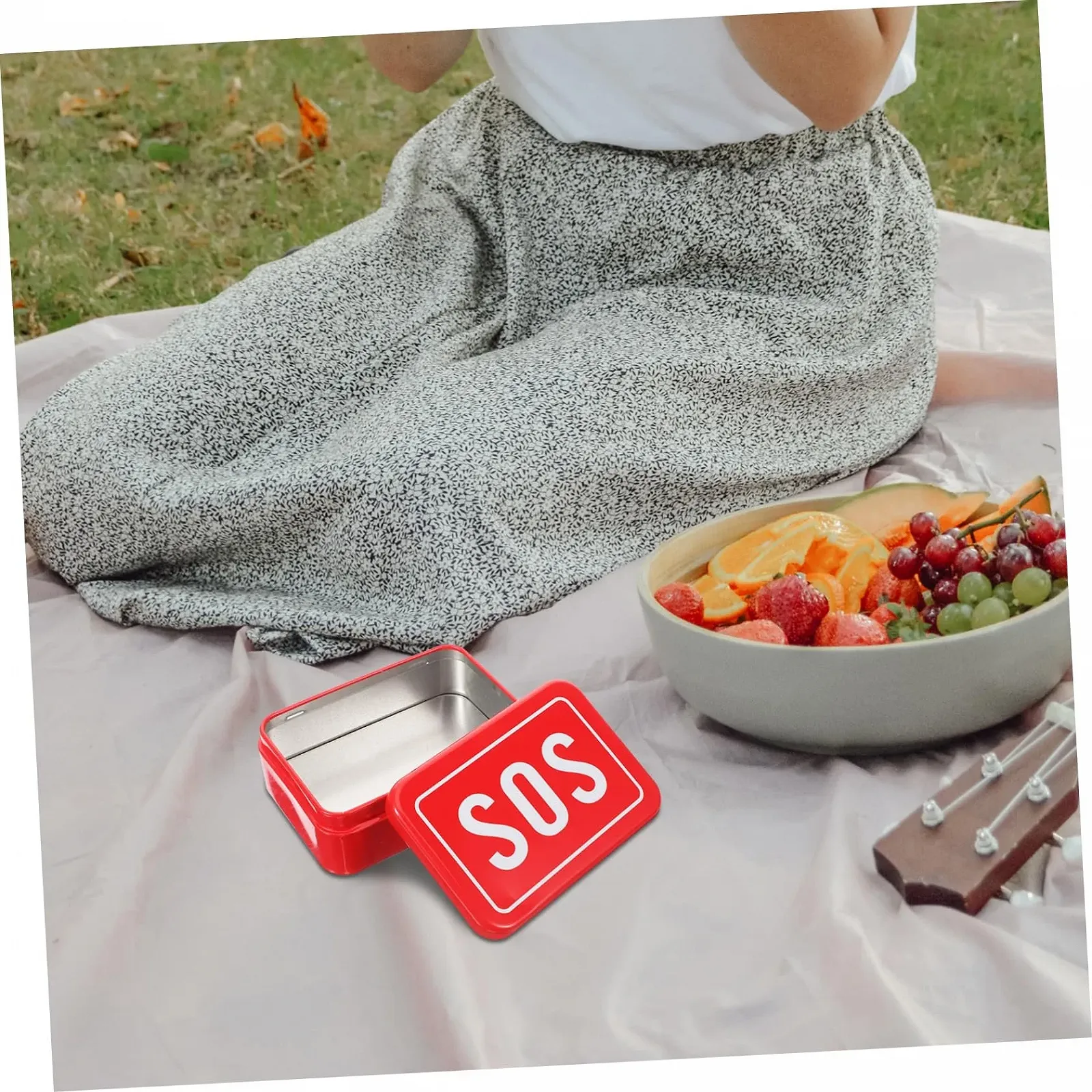 Ящик Sosoport 2 Box для виживання в дикій природі, металевий ящик для зберігання речей для виживання, багатофункціональний, фото №4