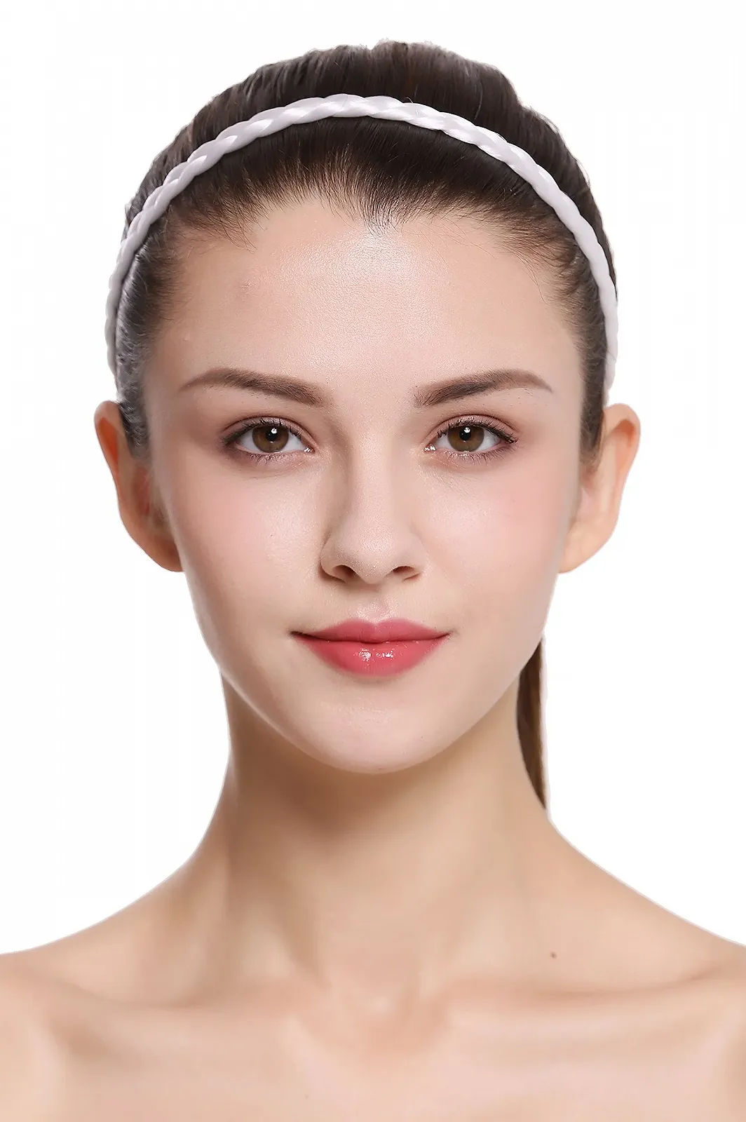 Обруч для волосся WIG ME UP Вузький CXT-009-138 1 см Білий, фото №3 Обруч для волосся WIG ME UP Вузький CXT-009-138 1 см Білий, фото №3