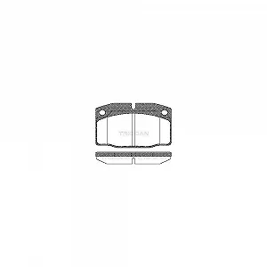 Комплект тормозных колодок, дисковый тормоз TRISCAN 8110 24234 для OPEL передняя ось - Фото 1
