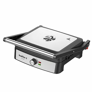 Тостер Juanita® RoastZen 2200W Ozontale 2 с антипригарным покрытием Rivestiment, электрический гриль с автоматическим датчиком температуры, холодная ручка, датчик перегрева - Фото 1