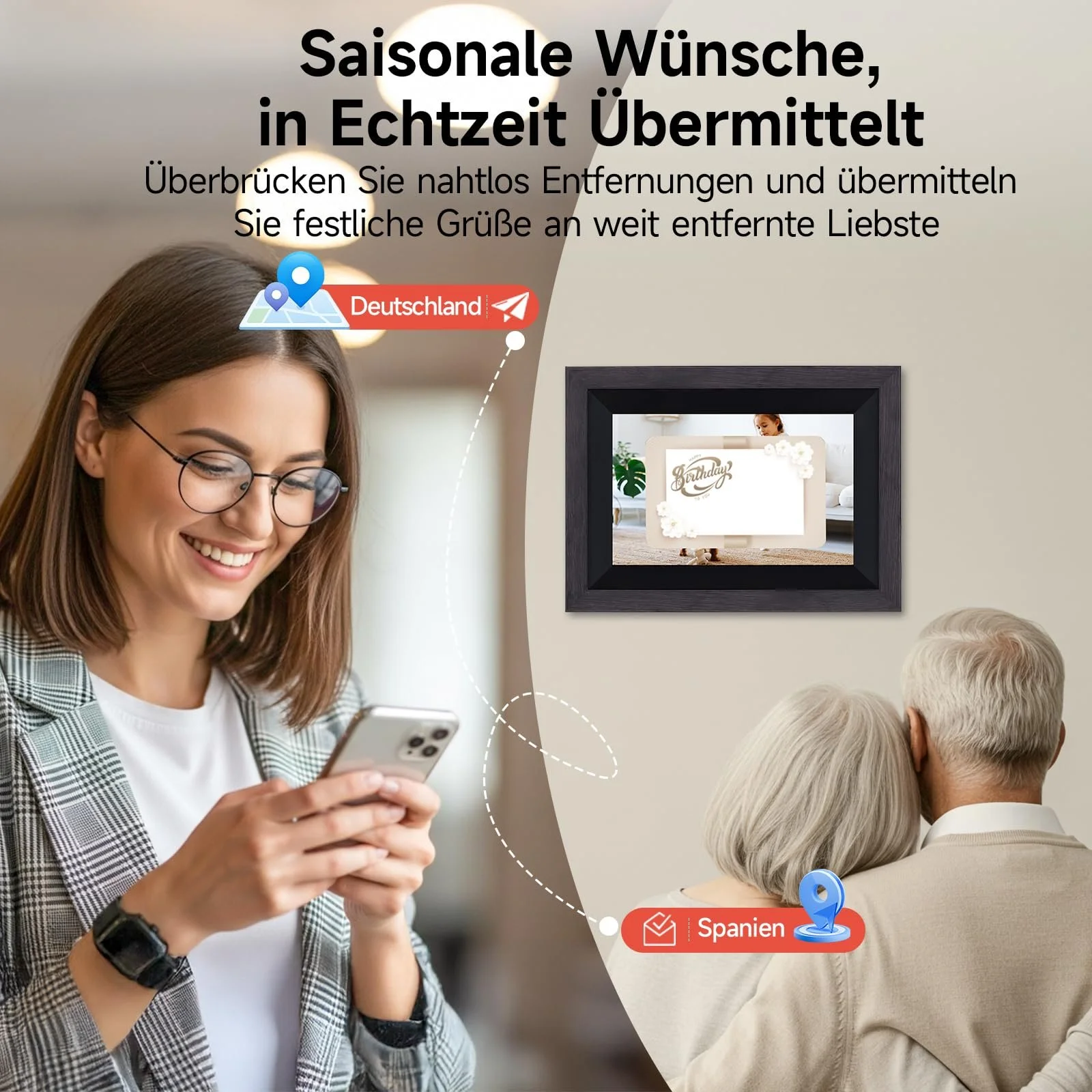 Цифровая фоторамка Rollei Smart Frame WiFi 105 10.1 дюйма 1920 x 1200 Touch 32GB Wood Black, фото №5 Цифровая фоторамка Rollei Smart Frame WiFi 105 10.1 дюйма 1920 x 1200 Touch 32GB Wood Black, фото №5