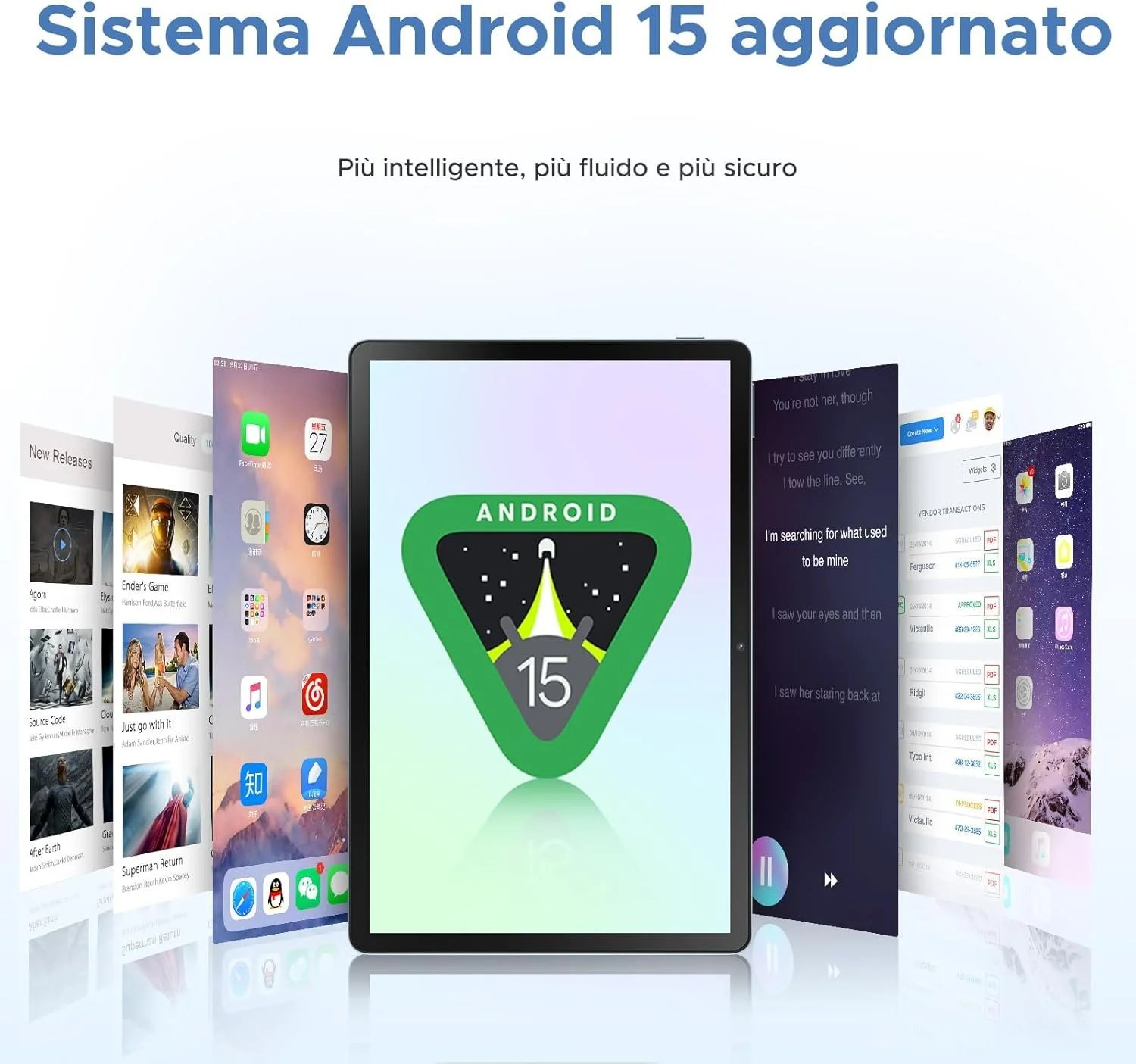 Планшет 11" DOOGEE U11 Pro 6+24/256GB 8 ядер Android 15 8580 mAh Сірий, фото №2