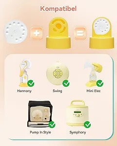 Клапани та мембрани для молоковідсмоктувачів Medela Pump in Style, Swing, Lactina, Symphony, Harmony 4+4 шт. synthetic.ua - Фото 1