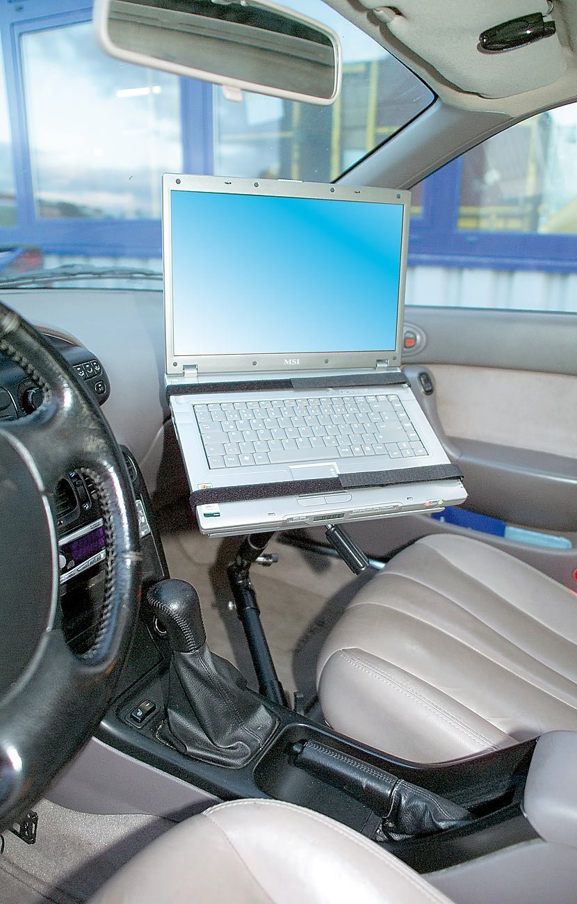 Автодержатель для ноутбука Lescars Универсальный со штативом для камеры, фото №4