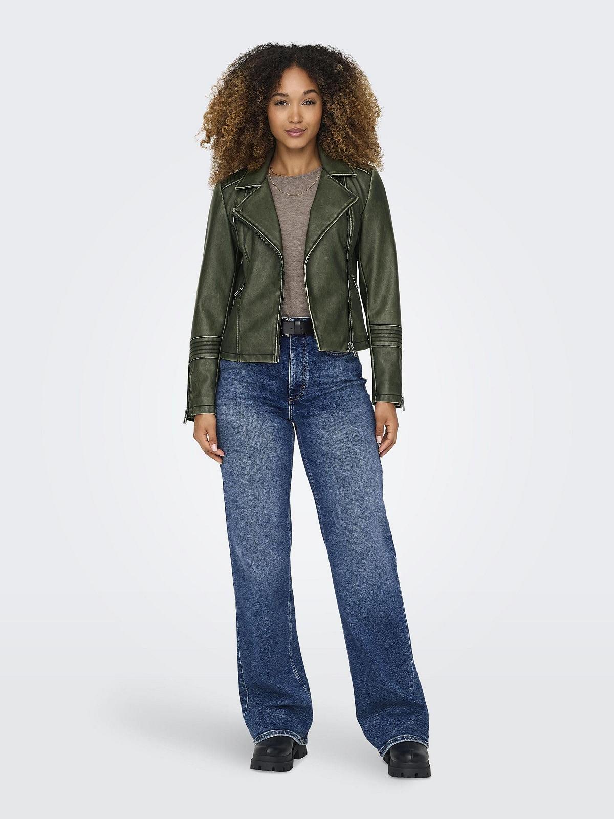Куртка Biker ONLY Onlhalli Gemma Faux Leather Biker Cc OTW, фото №4