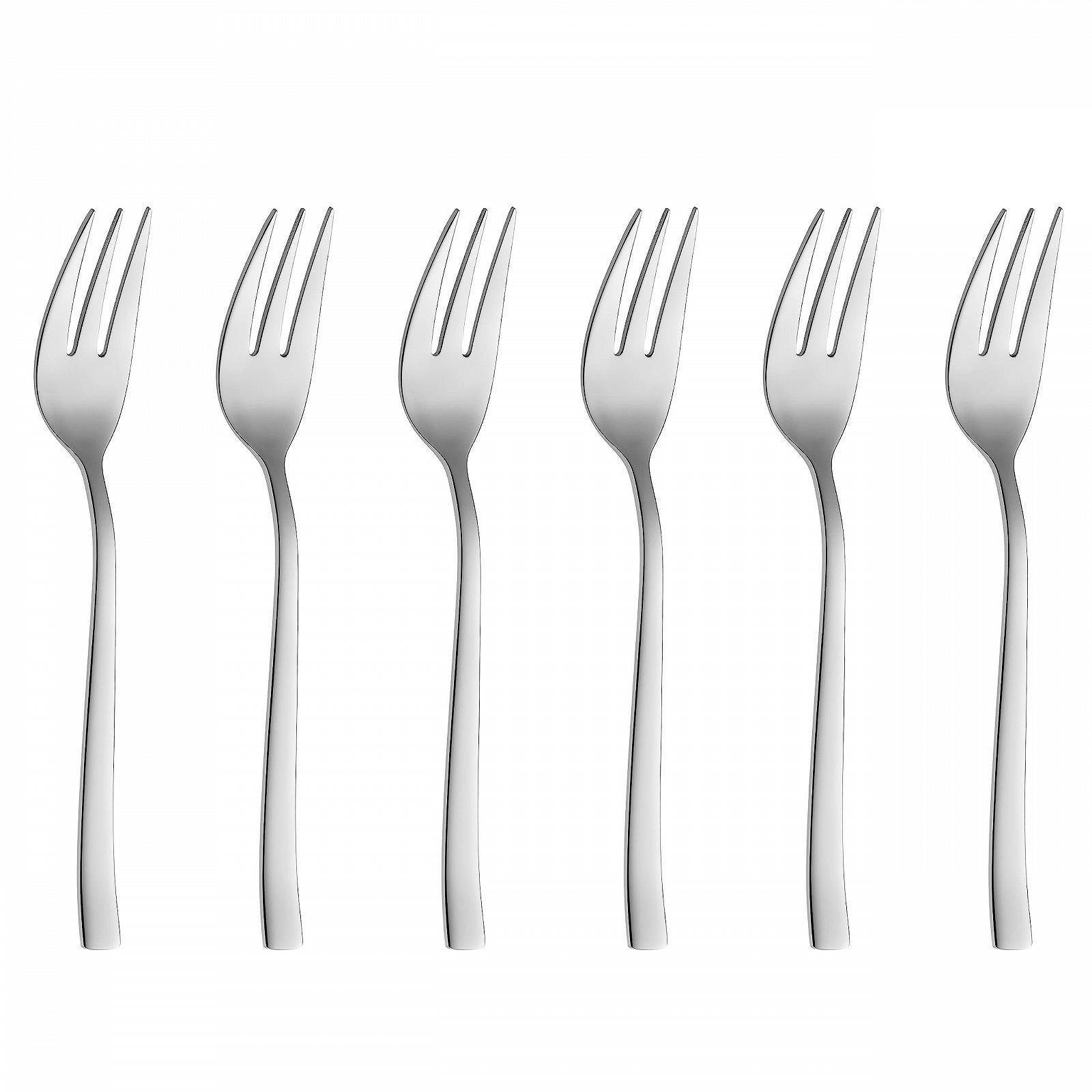 Вилка для торта Gerlach Onda, набор на 6 персон, маленькие вилки, десертные столовые приборы, нержавеющая сталь, глянцевые, набор 6 шт., фото №1 Вилка для торта Gerlach Onda, набор на 6 персон, маленькие вилки, десертные столовые приборы, нержавеющая сталь, глянцевые, набор 6 шт., фото №1