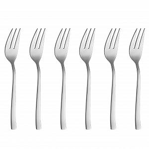 Купить Вилка для торта Gerlach Onda, набор на 6 персон, маленькие вилки, десертные столовые приборы, нержавеющая сталь, глянцевые, набор 6 шт. - Фото 1 Вилка для торта Gerlach Onda, набор на 6 персон, маленькие вилки, десертные столовые приборы, нержавеющая сталь, глянцевые, набор 6 шт. - Фото 1