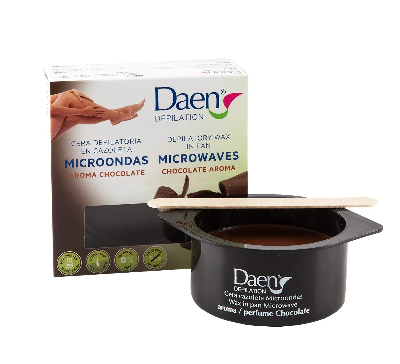 Воск для микроволновой печи Daen Chocolate 100 г, фото №1