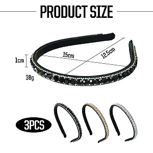 Обруч со стразами Вода Характеристики Блестящий synthetic.ua - Фото 1