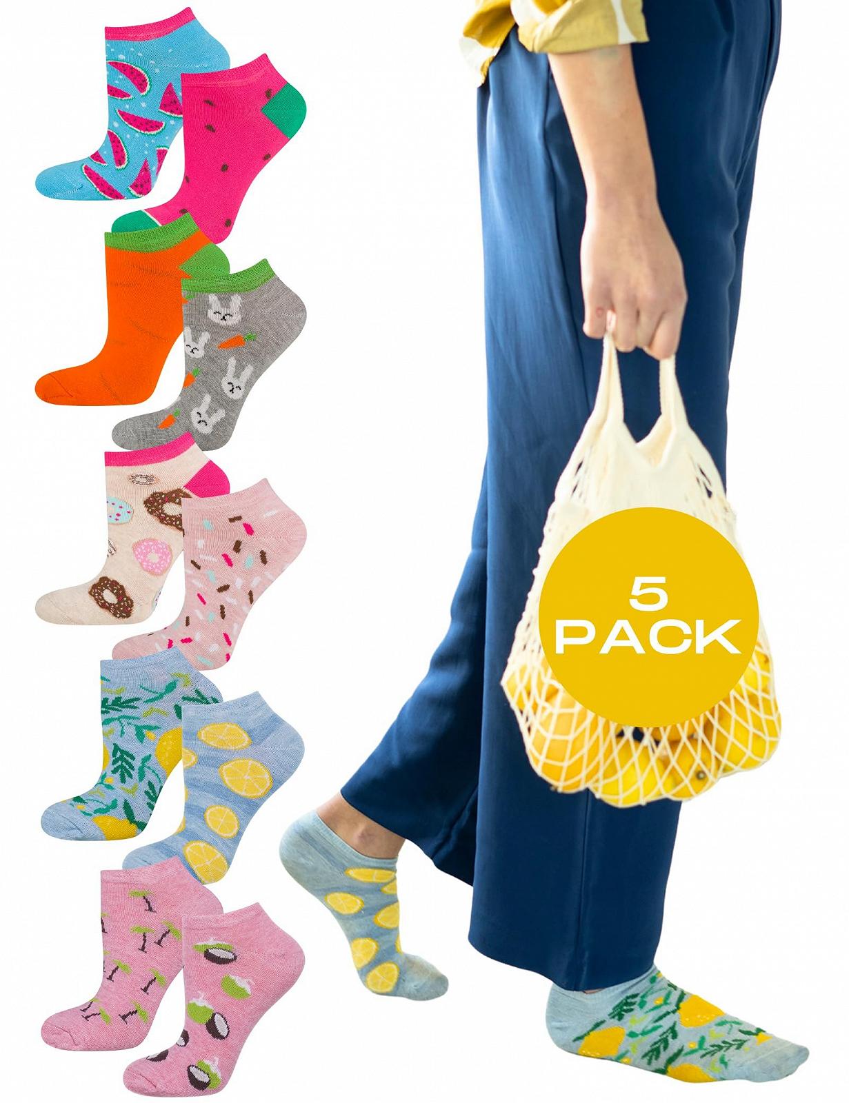 Носки Soxo Смешные Женские Спортивные Носки 35-40 5 пар, фото №1