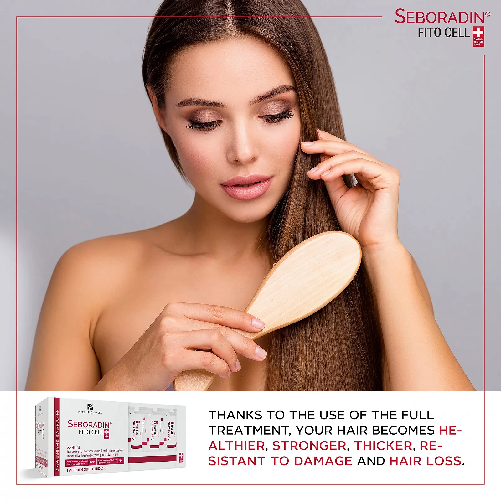 Сироватка Seboradin Fitocell проти випадіння та для росту волосся зі швейцарською технологією стовбурових клітин, 15 тюбиків x 6 г, фото №6
