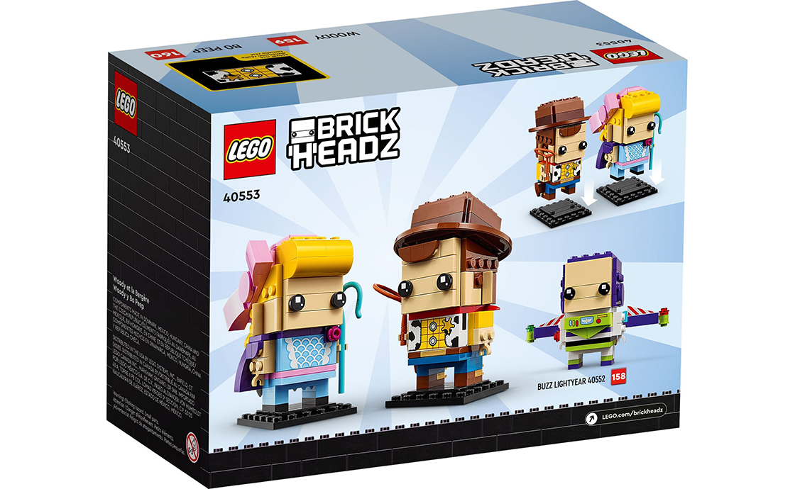 Дитячий конструктор LEGO Brick Headz Вуді і Бо Піп (40553), фото №3