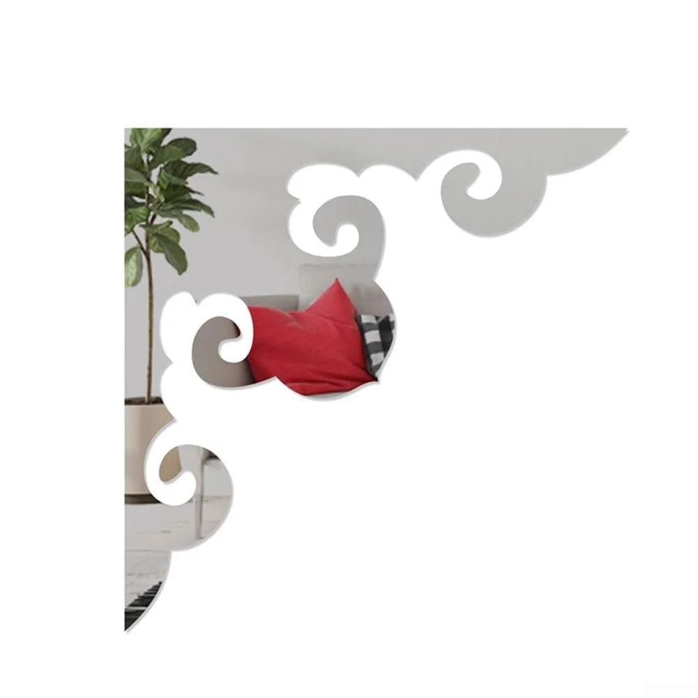 Дзеркальна наклейка 3D Mirror Sticker DIY акрилова декоративна Сріблястий, фото №1 Дзеркальна наклейка 3D Mirror Sticker DIY акрилова декоративна Сріблястий, фото №1