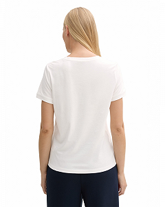 Футболка women's  1045543-10332 Tom Tailor Білий L synthetic.ua - Фото 1