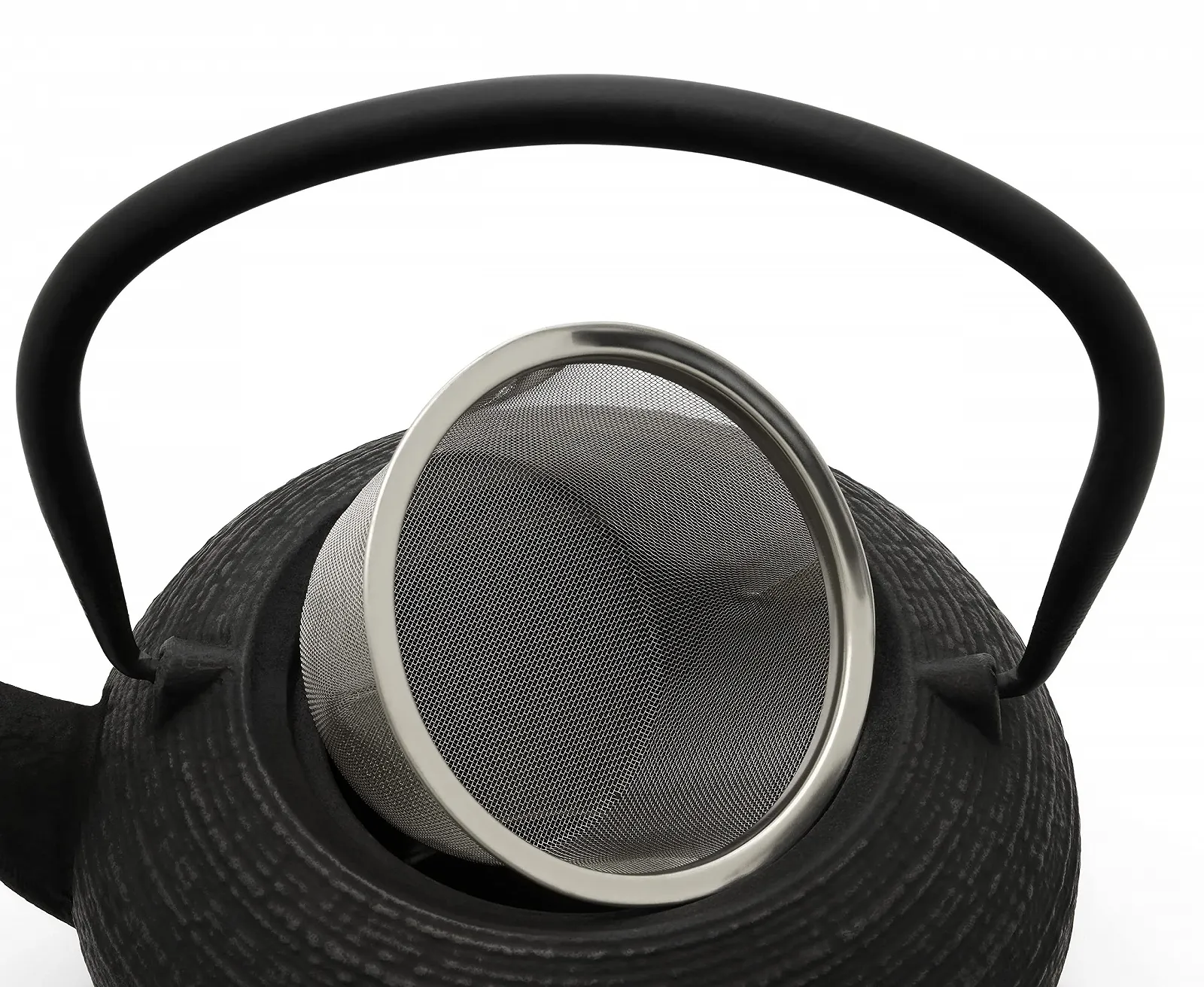 Чайник-заварник Bredemeijer Asia Круглий Чавунний Чорний 1.2 літра з фільтром-сіткою, фото №3