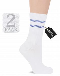 Теннисные носки Спортивные носки Мужские Женские - Хлопок, 2 пары, Европейское качество, Эластичный размер, Нескользящие, Дышащие, Комфортные, Влагоотводящие, 4 варианта цветов - Фото 1