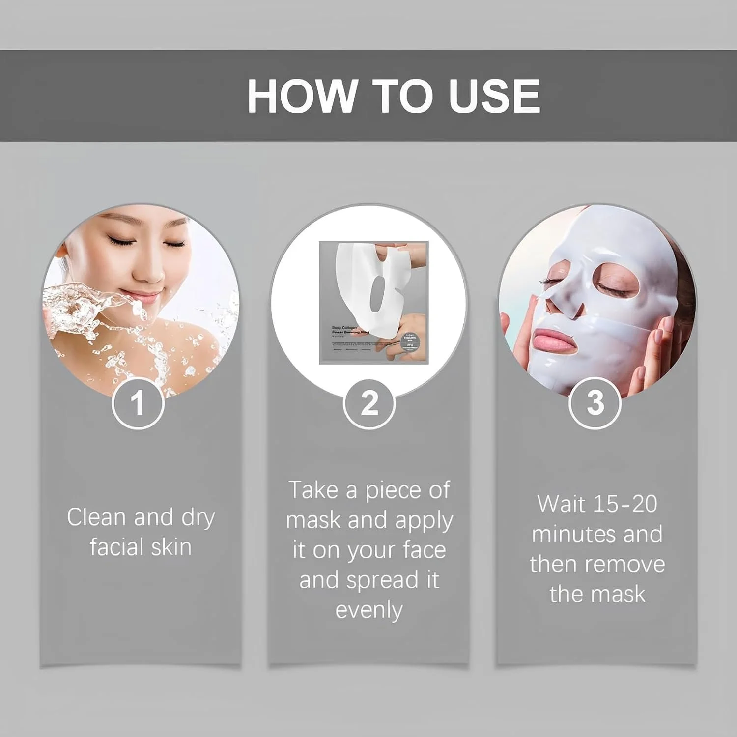 Маска Bio-Collagen Real Deep Зволожуюча колагенова маска нічна, фото №7 Маска Bio-Collagen Real Deep Зволожуюча колагенова маска нічна, фото №7