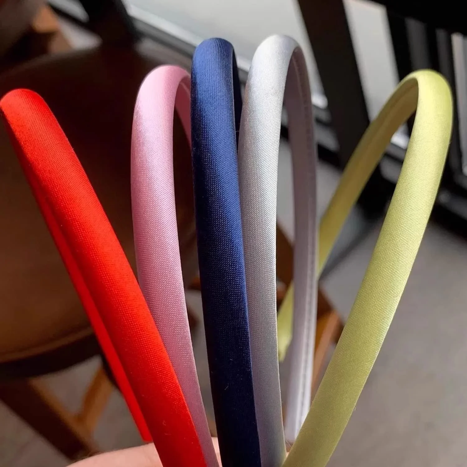 Обруч Атласный Однотонный, фото №3