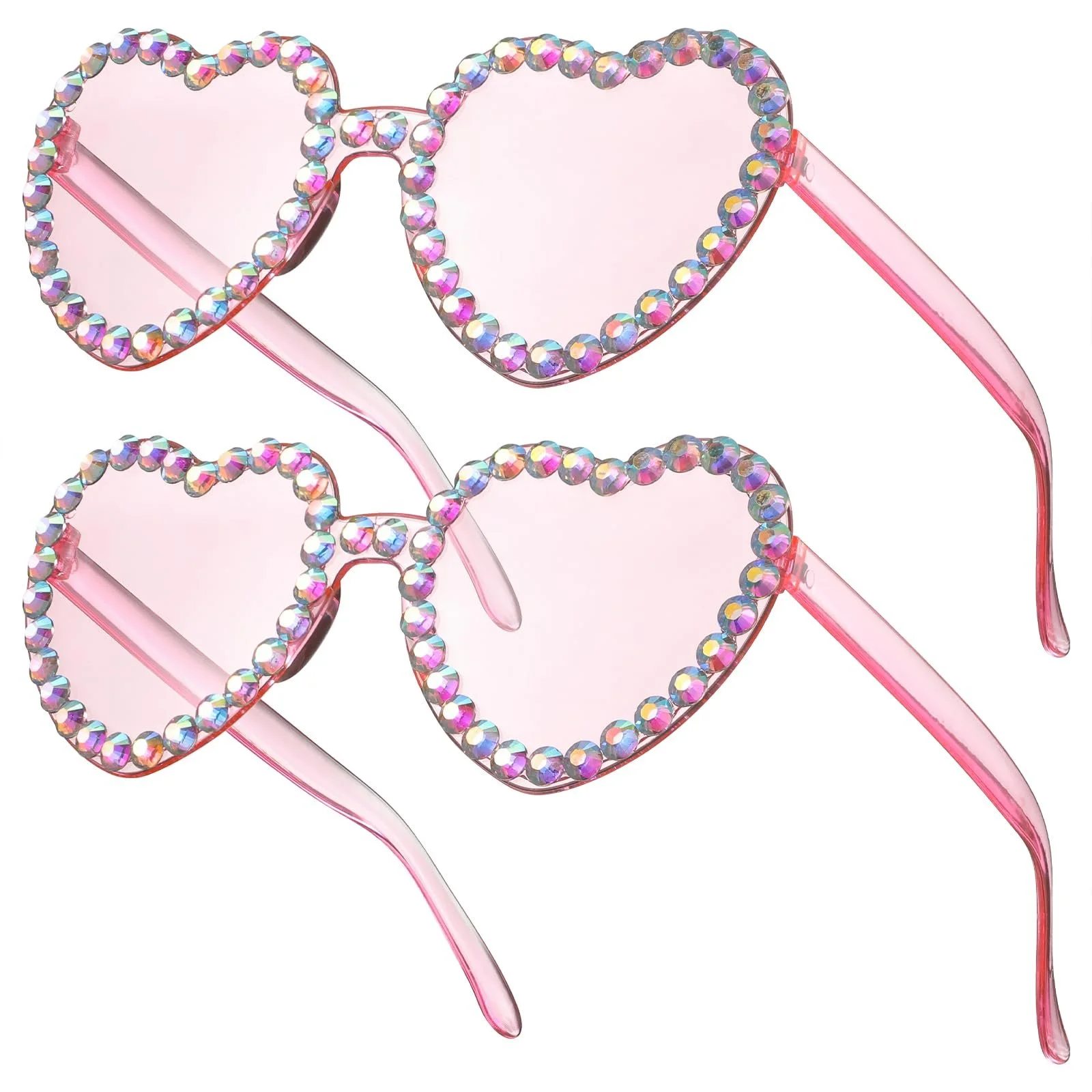 Солнцезащитные очки Сердце Fiada (2 пары), фото №1