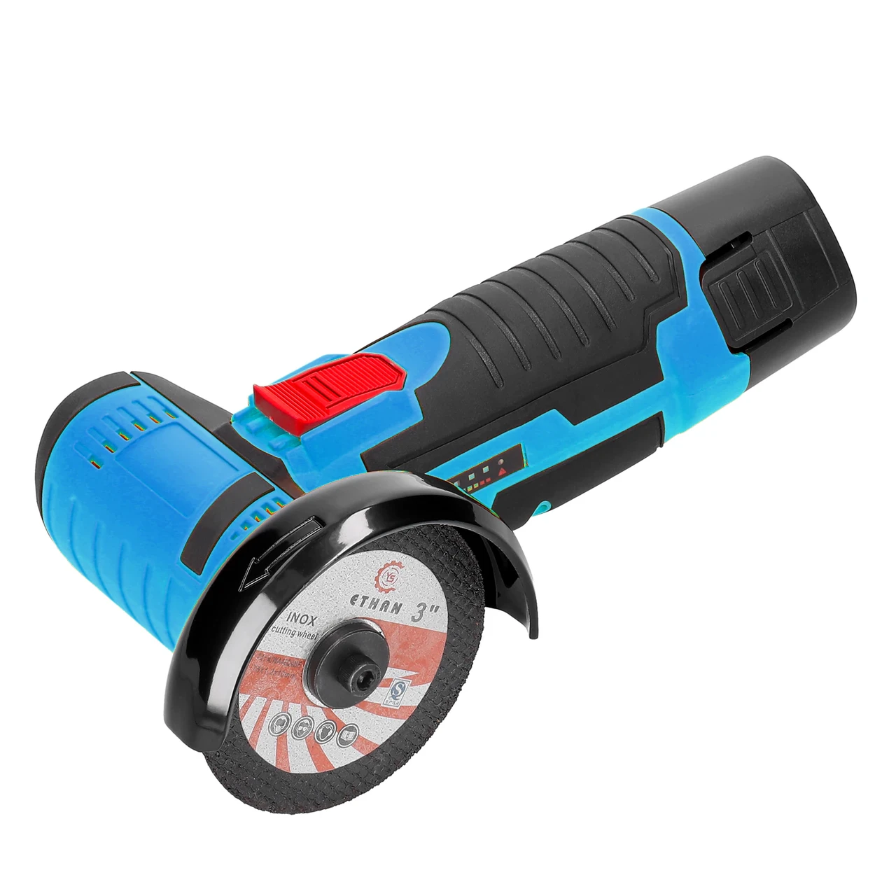 Угловая шлифовальная машина БОЛГАРКА Meterk аккумуляторная в кейсе 19500 об/мин 500 Вт 1200 мАч, фото №2 Угловая шлифовальная машина БОЛГАРКА Meterk аккумуляторная в кейсе 19500 об/мин 500 Вт 1200 мАч, фото №2