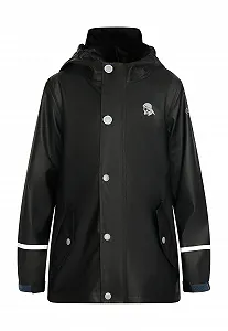 Дождевик Schmuddelwedda для мальчиков, длинный рукав, застежка-молния и пуговицы - Фото 1