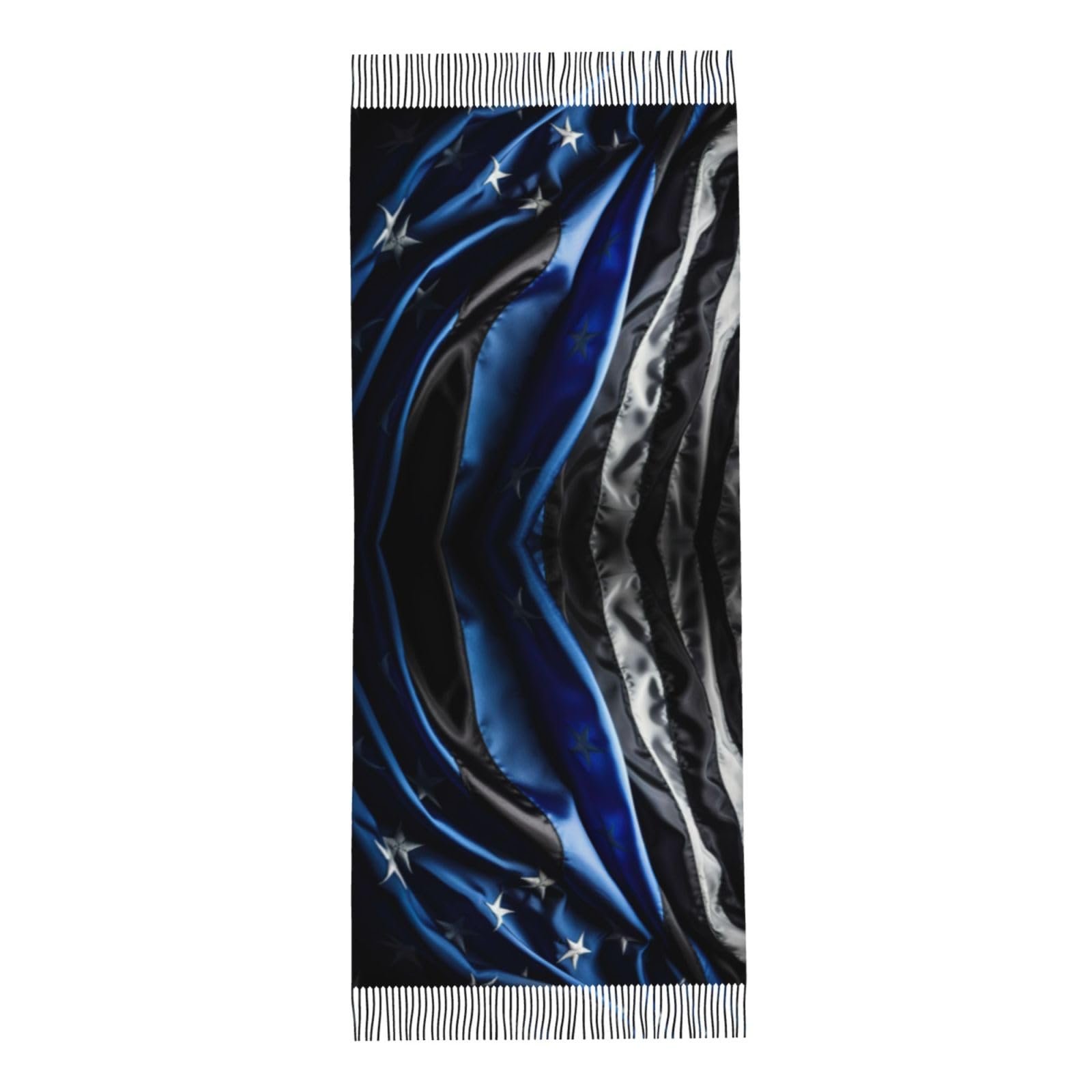 Пашміна LNNIUK American Print Thin Blue Line 3 Шарф Зимовий, фото №4