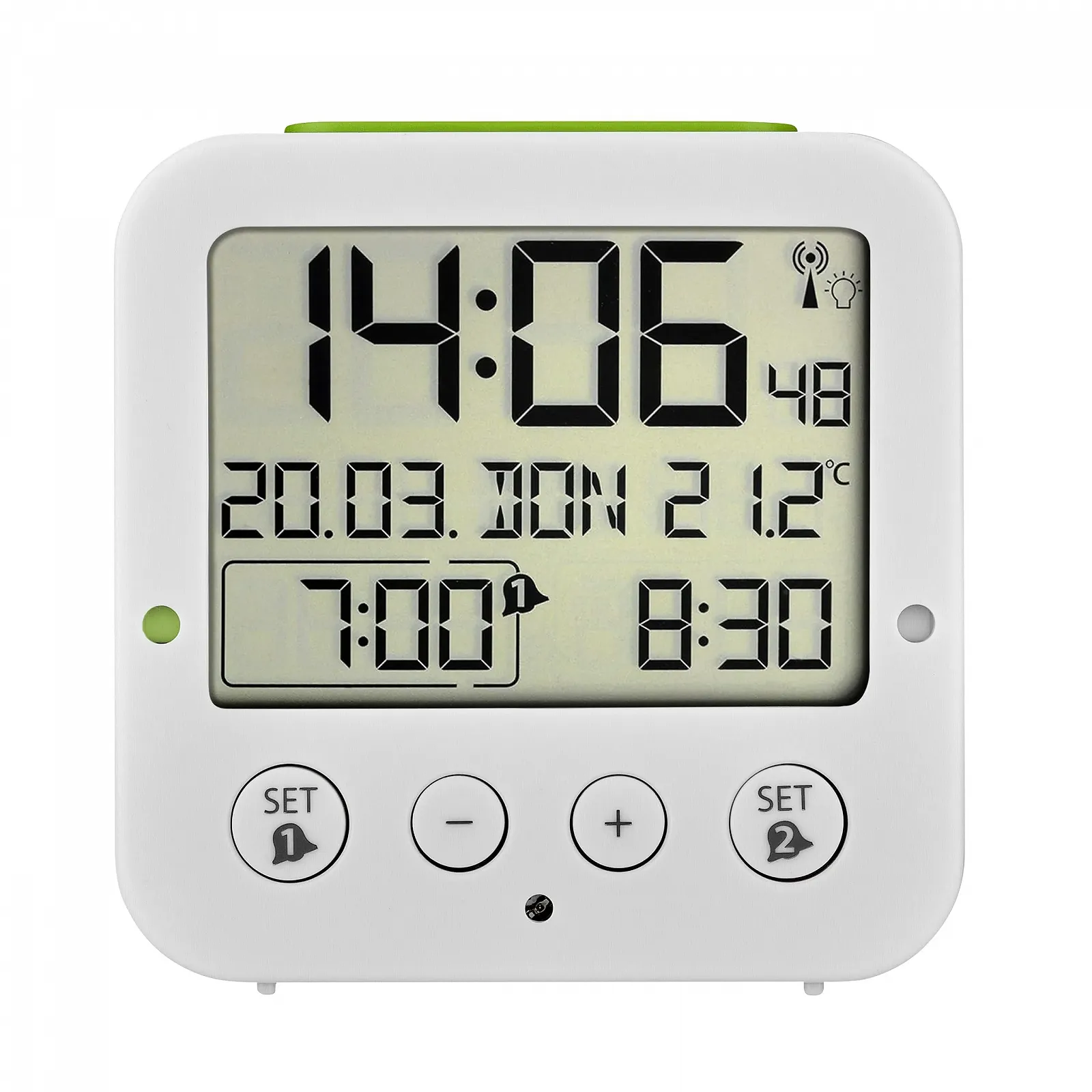 Радіогодинник-будильник TFA Dostmann Bingo 60.2528.01, фото №2