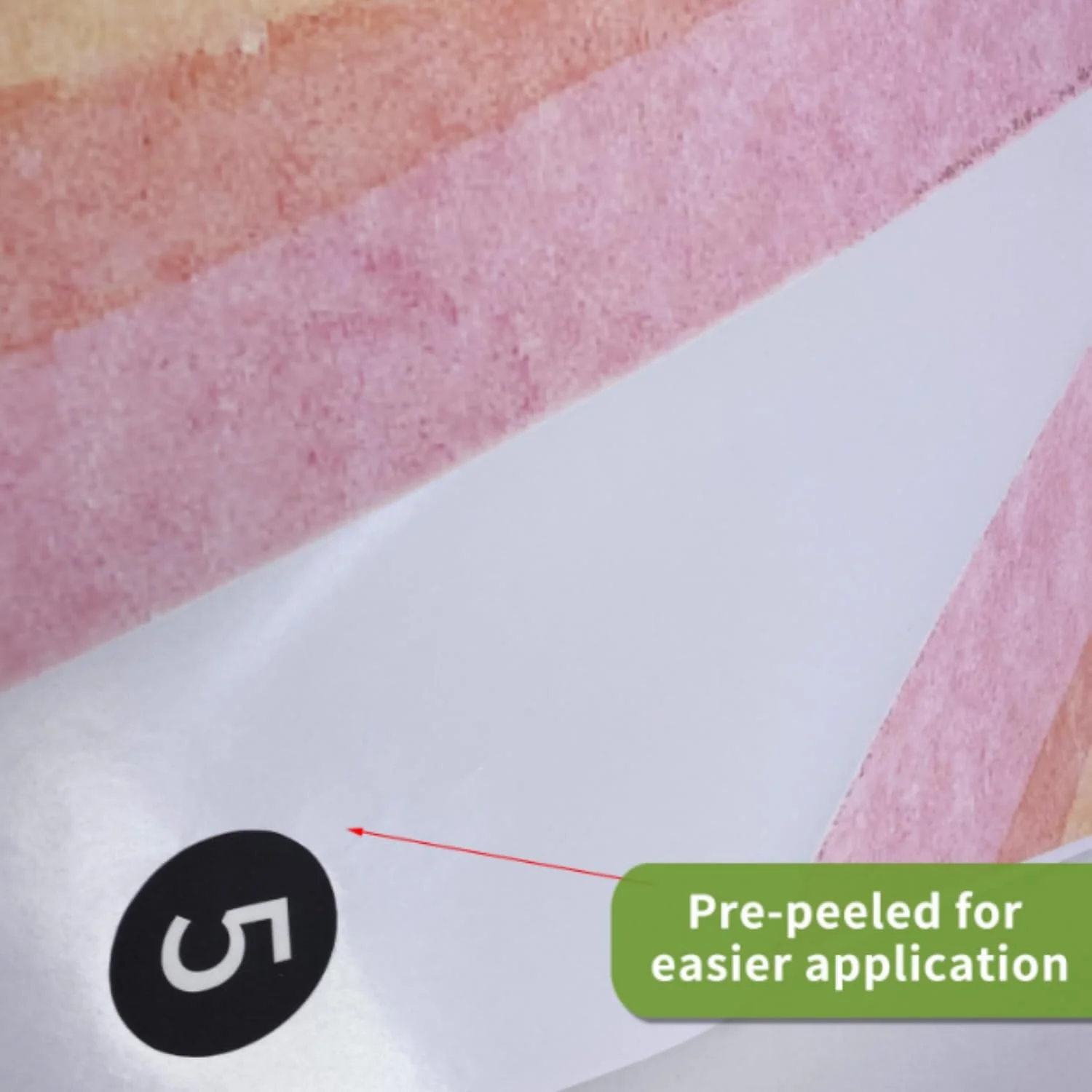 Наклейка на стіну Boho Сонце C-Sun Самоклейна 90 x 70 см, фото №6